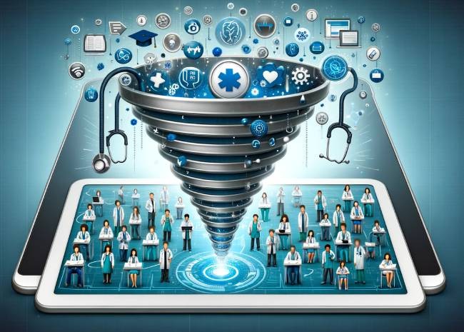 Кейс автоматизации воронки продаж для школы врачей