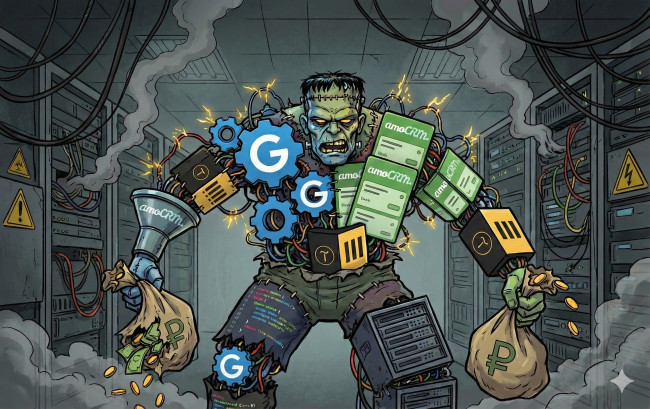 Франкенштейн в бизнесе, как подружить GetCourse, amoCRM и Tilda, чтобы они не убили друг друга (и ваш бюджет)