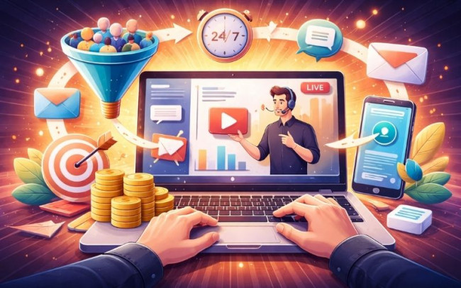 Вебинар под ключ: автоматизация от регистрации до оплаты