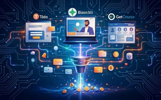 Как собрать автовебинарную воронку для онлайн-школы: в одном сервисе или через связку Tilda + Bizon365 + GetCourse